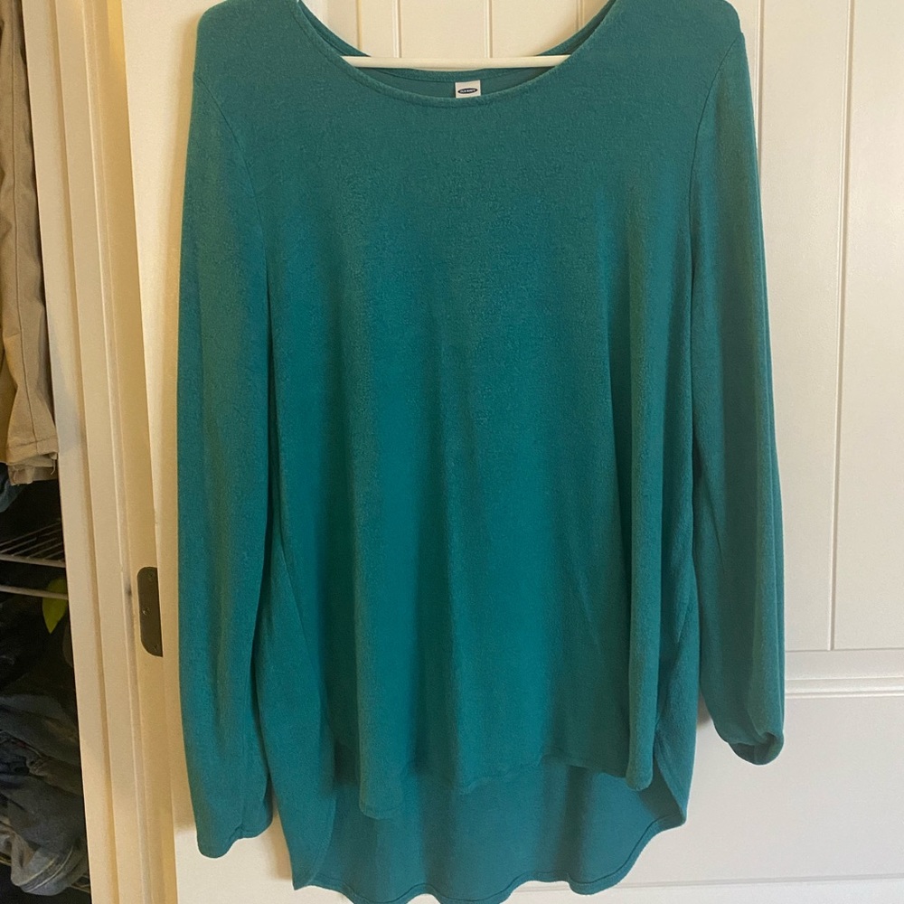 Super soft teal green Old Navy Sweater. Size XL